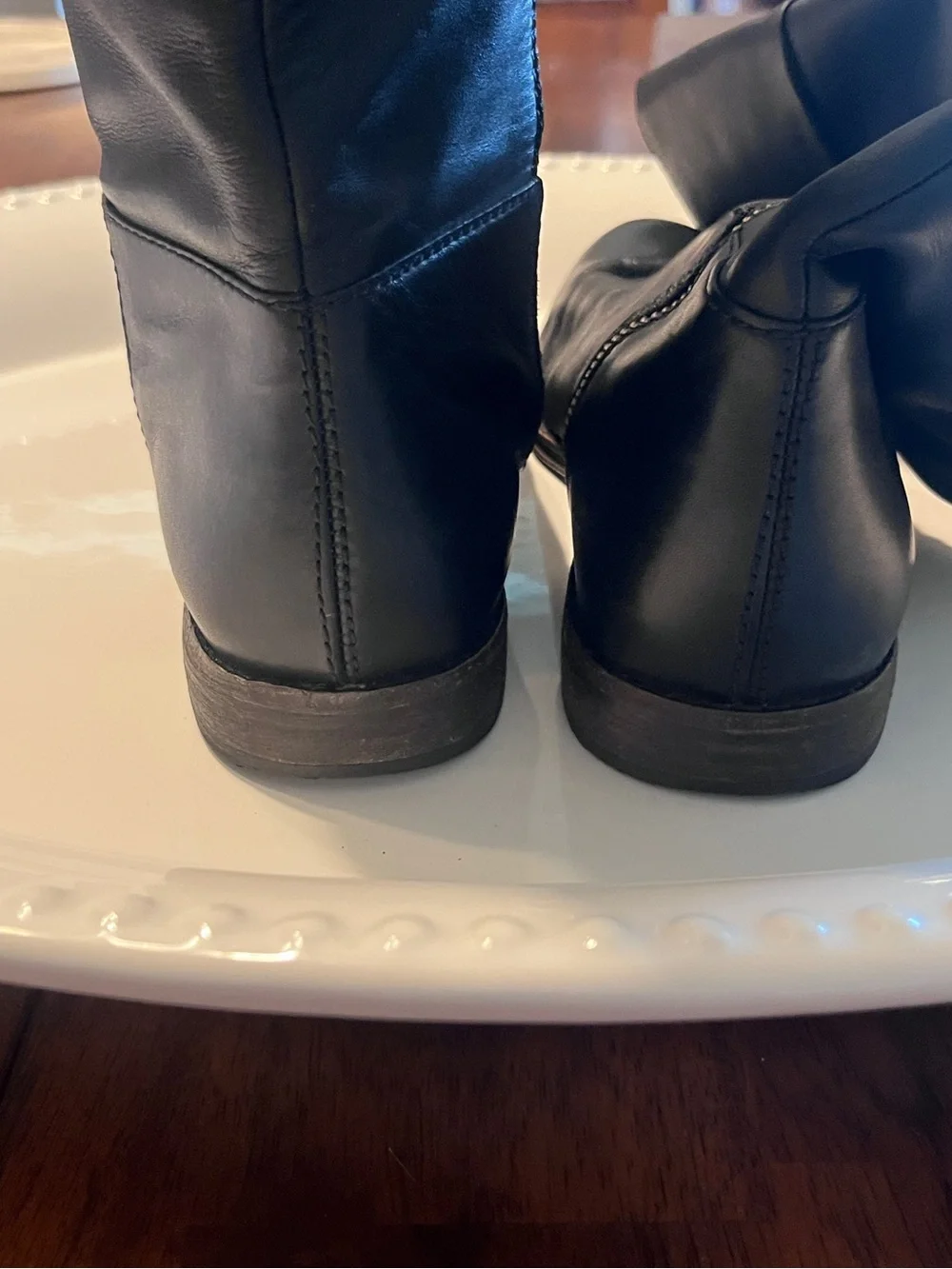 Coach Martta Tall Black soft leather Riding Boots 7.5b